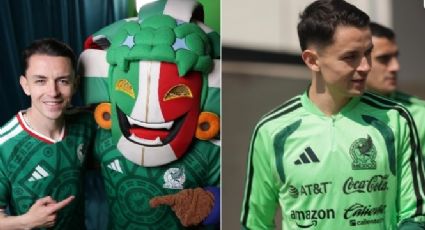 ¡Ya luce la verde! Álvaro Fidalgo entrena por primera vez con la Selección Mexicana de Futbol
