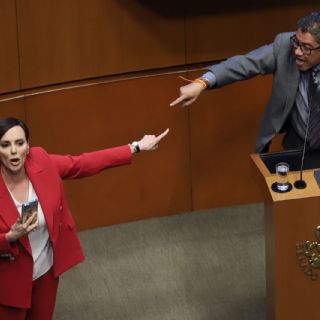 Lilly Téllez llama "narcopolítico" a Saúl Monreal, él le exige pruebas o que deje el Senado