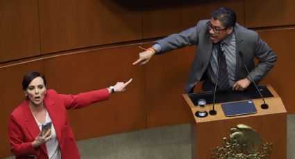 Trifulca legislativa: Lilly Téllez llama "narcopolítico" a Saúl Monreal, él le exige pruebas o que deje el Senado