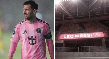 Messi es el primer deportista del mundo en activo en tener una tribuna con su nombre; será en el nuevo estadio del Inter Miami