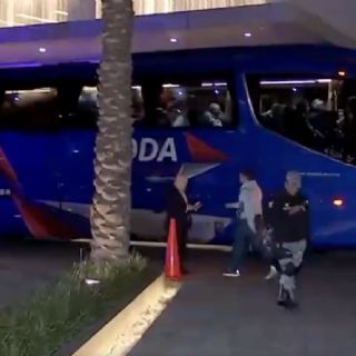 Portugal llegó a medianoche a la CDMX bajo fuerte operativo de seguridad