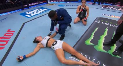 ¡Nocaut impactante! La mexicana Alexa Grasso deja inconsciente por más de un minuto a Maycee Barber en la UFC