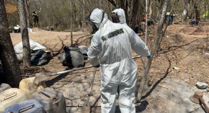 Aseguran laboratorio clandestino en Mocorito: hallan 600 kilos de metanfetamina y precursores químicos