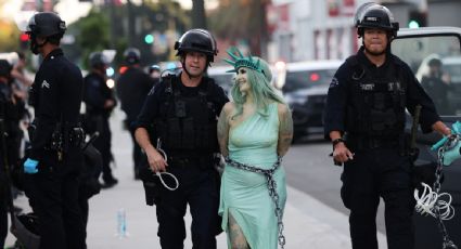 Protestas en EU: arrestan a más de 70 personas tras manifestación contra Trump en Los Ángeles