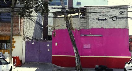 Se les acaba el color: por falta de recursos, gobierno de la CDMX pinta a medias las casas aledañas al Estadio Azteca para el Mundial