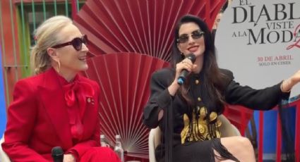 Meryl Streep y Anne Hathaway visitan Coyoacán para promover la segunda parte de "El diablo viste a la moda"