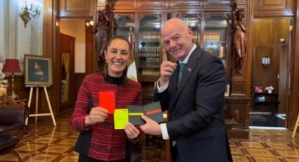 Sheinbaum desayuna con Gianni Infantino en Palacio Nacional: "El Mundial va a salir maravilloso y esta inauguración será histórica"