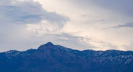 Cae nieve en el Ajusco ya iniciada la primavera en medio de lluvias y clima frío