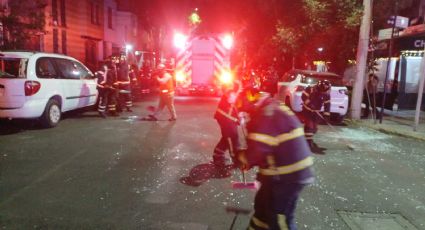 Se registra una explosión por fuga de gas en la colonia Narvarte, de la CDMX; hay cuatro lesionados