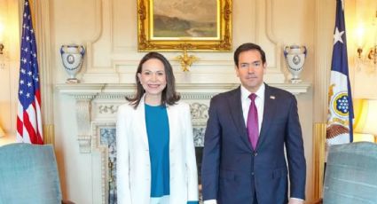 "Se acerca el día en que reuniremos a nuestras familias", dice María Corina Machado tras encuentro con Marco Rubio