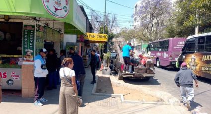 Retiran puestos reubicados de Tlalpan que afectaban a cuatro colonias de Benito Juárez