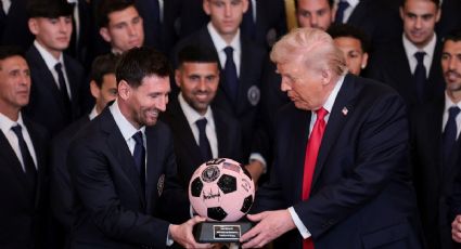 Trump recibe al Inter Miami en la Casa Blanca y estrecha la mano de Messi: “Mi hijo es un gran fan tuyo y de Cristiano Ronaldo”
