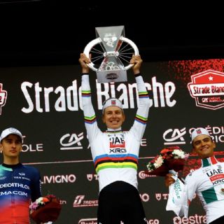 Histórico: Isaac del Toro se convierte en el primer mexicano en subir al podio en la Strade Bianche