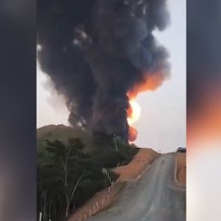 Explosión en pozo petrolero de Veracruz provoca temor y evacuación de pobladores