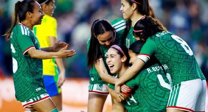 ¡Auténtico batacazo! La Selección Mexicana Femenil derrota a Brasil, sexto lugar del ranking mundial, en partido amistoso