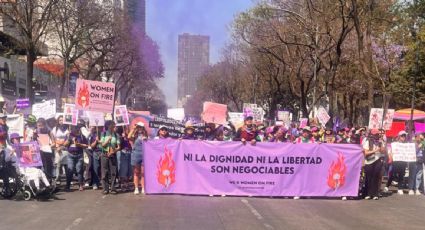 Contingentes comienzan a reunirse en la CDMX para la marcha del 8M
