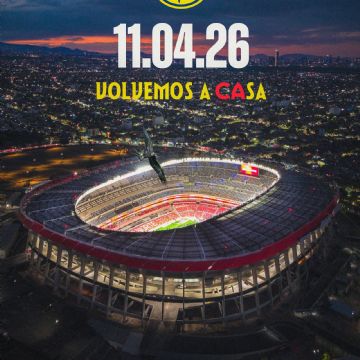 América volverá al Azteca el 11 de abril, cuando enfrentará a Cruz Azul