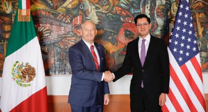 Roberto Velasco se reúne con el embajador de EU en México por primera vez como canciller