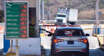 A partir de este lunes incrementan las tarifas en las casetas de las carreteras de cuota del país