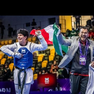 El mexicano Guillermo Cortés es tricampeón mundial juvenil de taekwondo