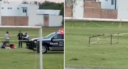 Muere un niño de 12 años tras caerle encima una portería cuando entrenaba en una cancha de futbol en Aguascalientes
