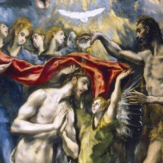 Estudio con IA revela que fue "El Greco", y no sus discípulos, quien pintó "El bautismo de Cristo"