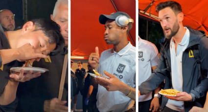 ¡Celebran con tacos! Jugadores de LAFC disfrutan de una taquiza tras eliminar a Cruz Azul en Puebla; el coreano Son le pone “estilo"