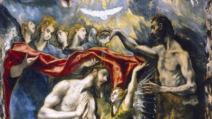 Estudio con IA revela que fue "El Greco", y no sus discípulos, quien pintó "El bautismo de Cristo"