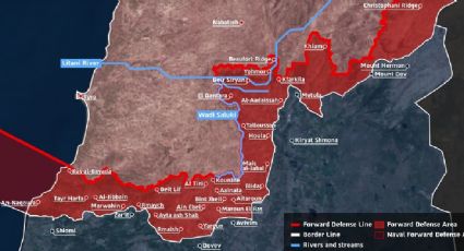 Israel delimita la zona ocupada al sur del Líbano: publica mapa de su "línea amarilla"