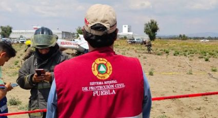 Suman cuatro fallecidos por el desplome de avioneta en Huejotzingo, Puebla