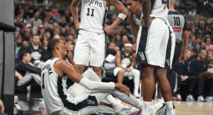 Victor Wembanyama, estrella de la NBA, sufre conmoción cerebral tras pegarse en la cara contra la duela