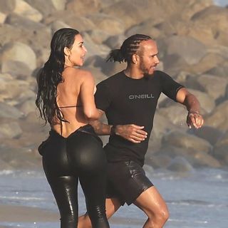 Lewis Hamilton es captado en una romántica cita con Kim Kardashian