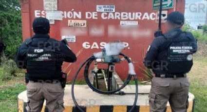 Aseguran casi siete mil litros de gas LP "huachicol" en Veracruz