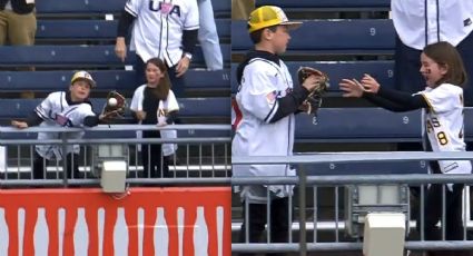 Jugador de Pirates descubre a una niña con su jersey en la tribuna y le lanza una pelota: otro pequeño la atrapa y se la entrega