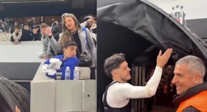 ¡Se pasó de vivo! Futbolista del Besiktas le lanza una playera a su esposa y un niño la ‘intercepta’ y huye