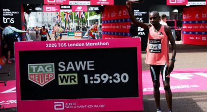 Historia pura: el keniano Sabastian Sawe rompe el récord mundial y corre por debajo de dos horas el Maratón de Londres
