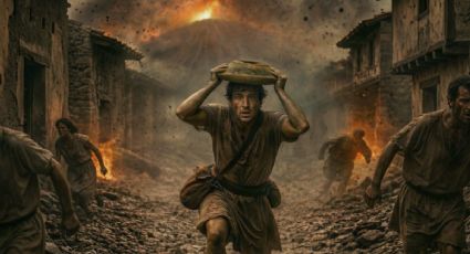 Reconstruyen con IA el rostro de una víctima de la erupción del Vesubio del año 79 d.C. ocurrida en Pompeya