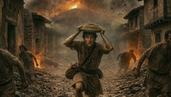 Reconstruyen con IA el rostro de una víctima de la erupción del Vesubio del año 79 d.C. ocurrida en Pompeya