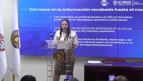 Maru Campos todavía no ha confirmado su asistencia al Senado; gobierno estatal niega participación de extranjeros en operativo