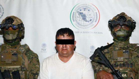 Trasladan a "El Jardinero" a la CDMX tras su detención en Nayarit; llega escoltado por la Marina