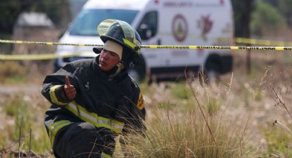 Colapsa túnel de "huachicol" en el Edomex y cuatro personas quedan atrapadas; continúa rescate