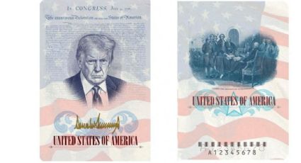 EU alista nuevo diseño de pasaportes por el 250 aniversario de la Independencia; incluirá la imagen de Trump
