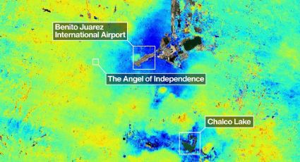 NISAR, el radar satelital de EU e India, hace mapa del hundimiento de la Ciudad de México