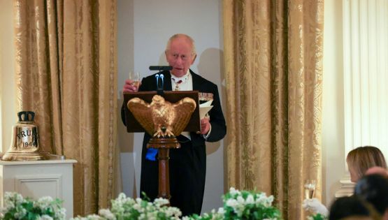 "Ustedes hablarían francés": el rey Carlos III ironiza frente a Trump sobre la colonización de Norteamérica