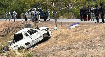 Accidente vehicular en la Autopista del Sol: mueren cinco turistas de Edomex tras volcadura
