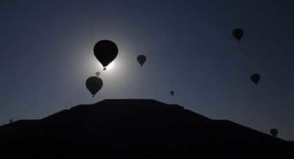 Detectan irregularidades en globos aerostáticos en Teotihuacán y suspenden tres empresas