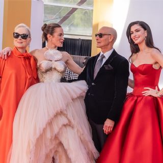 Actores de "El diablo viste a la moda" reciben su estrella en el Paseo de la Fama de Hollywood