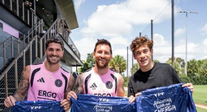 Franco Colapinto conoce a Messi antes del GP de Miami y cumple un sueño: "Me sorprendió lo que sabe de F1"