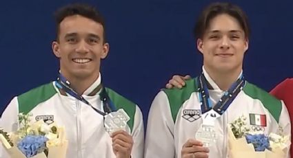 ¡Subcampeones mundiales! Los mexicanos Osmar Olvera y Juan Celaya ganan la medalla de plata en trampolín sincronizado en la Súper Final de Beijing