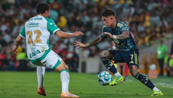 América hace el ridículo en el TSM y empata con un hombre más ante el colero Santos Laguna